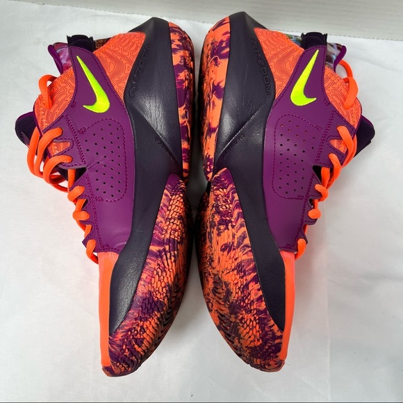 Nike Zoom Freak 2 Basketball Shoes Orange/Purple Sneakers Size 6.5 - Picture 5 of 12